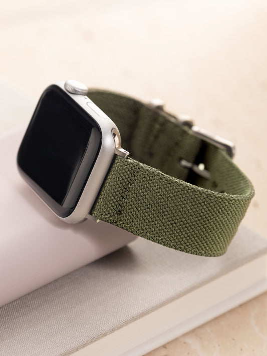 Apple Watch Band - Olive Canvas - Safari