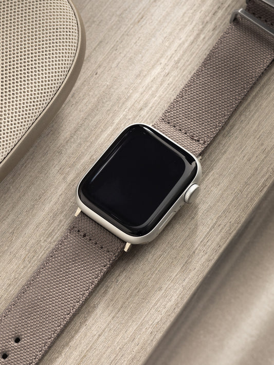 Apple Watch Band - Taupe Canvas - Safari