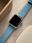 Apple Watch Band - Blue Calf Leather - Sellier Ciel