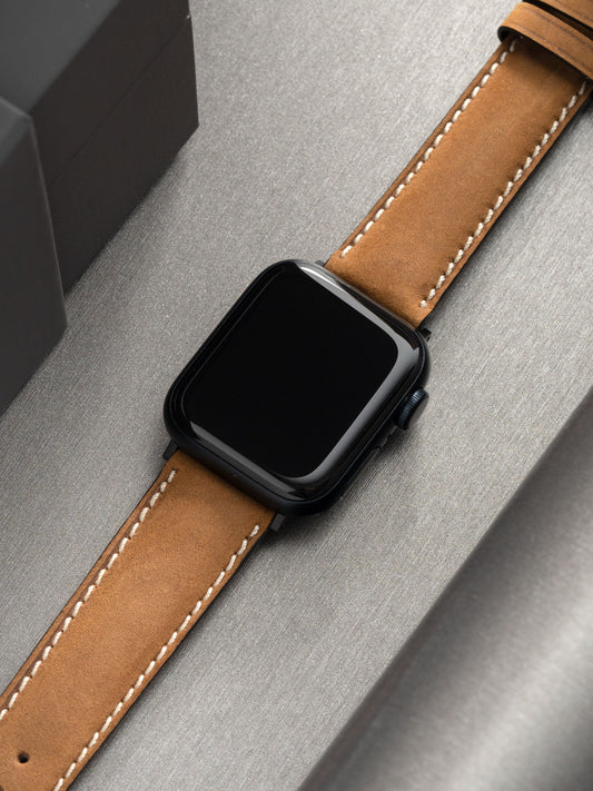 Apple Watch Band - Brown Leather - Mountain