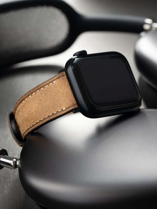 Men Apple Watch Band - Brown Leather - Le Marais