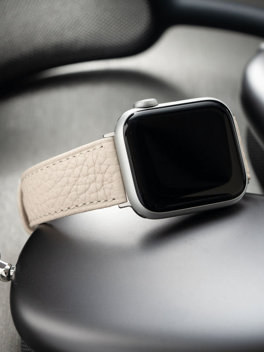 Design Apple Watch Band - Creme Calf Leather - Taurillon Speedy