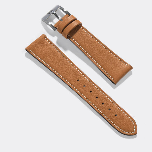 Women Apple Watch Band - Brown Calf Leather - Tawny