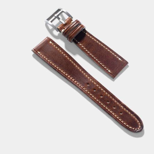 Expensive Apple Watch Band - Brown Leather - Le Métropolitain
