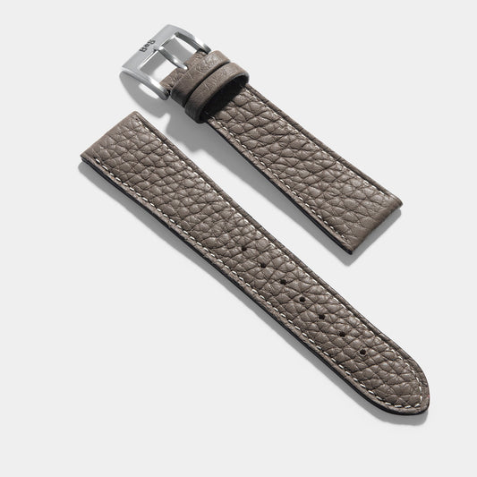 Expensive Apple Watch Band - Grey Calf Leather - Taurillon Loutre