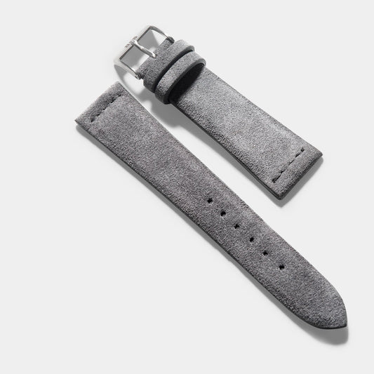 Women Apple Watch Band - Grey Suede Leather - Iron