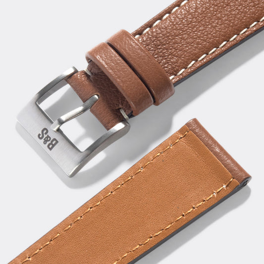 Best Apple Watch Band - Brown Calf Leather - Pecan