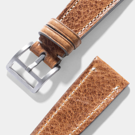 Design Apple Watch Band - Brown Leather - Bohémien