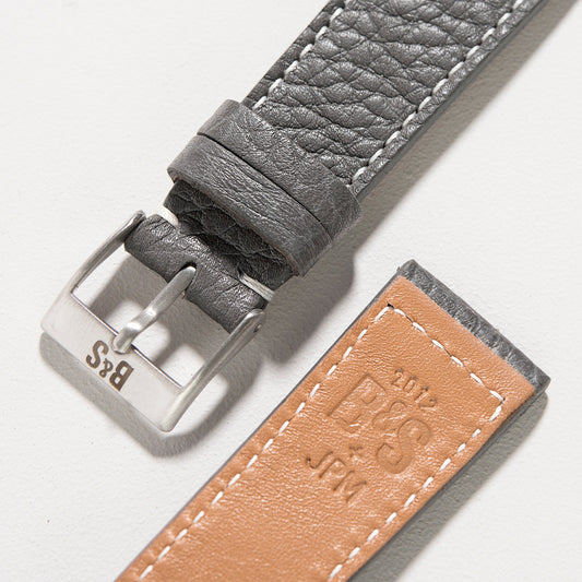 Best Apple Watch Band - Grey Calf Leather - Elephant