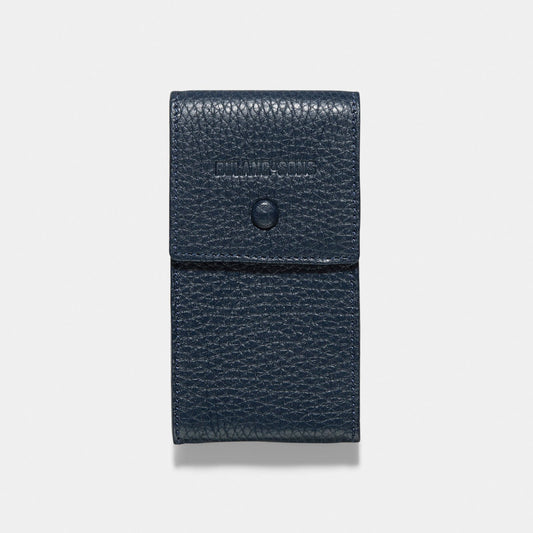 Apple Watch Pouch - Grained Calf Leather - Oxford Blue